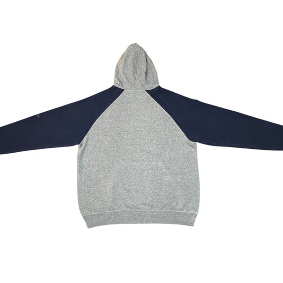 New Orleans Pelicans Colorblock Hoodie Gray & Navy Sz Large - Picture 2 of 2